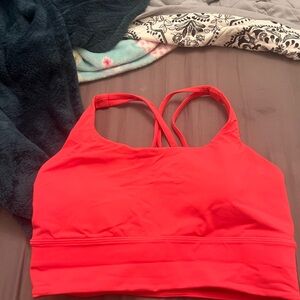 Lululemon Athletica Pink Long line Energy Sports Bra
